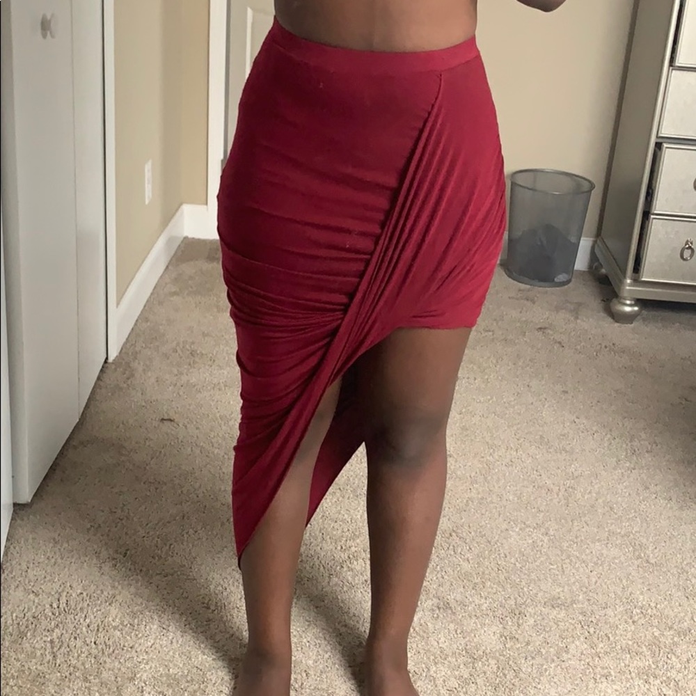 Asymmetrical Maxi Skirt